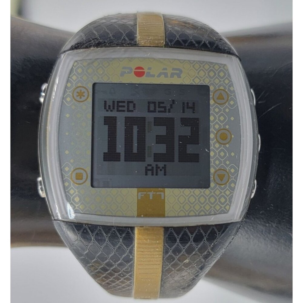 Polar FT7 Women's Heart Rate Monitor & Watch 8" Band New Battery Runs Needs TLC